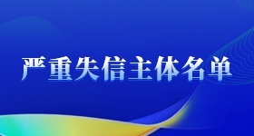 严重失信主体名单